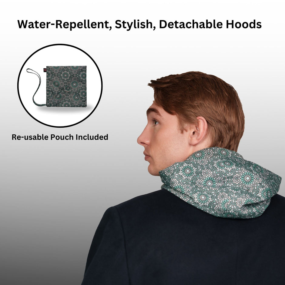Shop Detachable Water-Repellent Rain Hoods – Stay Dry with Kapüche